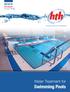 2014/15. Commercial Product Range. Professional Pool Treatment. Water Treatment for Swimming Pools