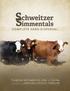 Schweitzer Simmentals History Cameron & Myrna & Family (Taken from The 50th Anniversary Simmental History Book)