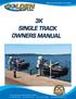 3K SINGLE TRACK OWNERS MANUAL