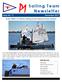 Issue No. 11 December Team FWBC/P1 Winter Sailing Team Sessions Have Started