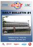 DAILY BULLETIN #1 PhilSports Arena Pasig City THUR Phi SDAYli, pp 30ines APRIL 2015