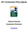 2011 Conservation Policy Agenda