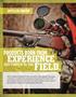 Field. experience. Products born from. and proven in the. butler Creek