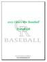 2013 Clearview Baseball. Handbook