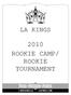 LA KINGS 2010 ROOKIE CAMP/ ROOKIE TOURNAMENT