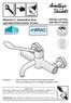 INSTALLATION INSTRUCTIONS. Markwik 21 Sequential lever operated thermostatic mixers