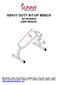 HEAVY DUTY SIT-UP BENCH SF-BH6502 USER MANUAL