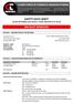SAFETY DATA SHEET ISSUED SEPTEMBER 2014 (VALID 5 YEARS FROM DATE OF ISSUE) RM RUST REMOVER