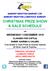 CHRISTMAS PRIZE SHOW & SALE SCHEDULE
