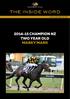 CHAMPION NZ TWO YEAR OLD MARKY MARK 14 AUGUST 2015
