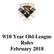 9/10 Year Old League Rules February 2018