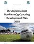 Shrule/Glencorrib Bord Na nog Coaching Development Plan 2018