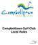 Campbelltown Golf Club Local Rules