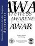 areness NESS AWAR AWARENES AWARENESS AWARENESS Awareness Hazardous Materials Incident Response: AWARENESS Student Manual 2nd Printing