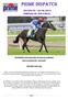 Edition 68 05/06/2015 Compiled by Joe o Neill. SAVOUREUX coming back after her brave win at Rosehill. She is a cracking filly how good?