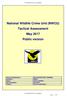 National Wildlife Crime Unit (NWCU) Tactical Assessment May 2017 Public version