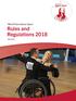 Rules and Regulations 2018