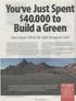 $40,000 to Build a Green