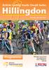 Hillingdon. Programme. British Cycling Youth Circuit Series. Saturday, 6th June 2015