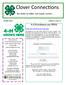 Clover Connections. 4-H Enrollments are OPEN! Newsletter for Miller, and Pulaski Counties. October 2016 Volume 2, Issue 11