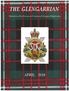 THE GLENGARRIAN. Newsletter of the Stormont, Dundas and Glengarry Highlanders
