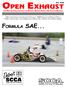 OPEN EXHAUST FORMULA SAE... THE OFFICIAL PUBLICATION OF THE DETROIT REGION SPORTS CAR CLUB OF AMERICA