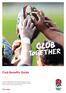 CLUB TOGETHER. Club Benefits Guide. rfu.com