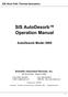 SIS AutoDesorb Operation Manual