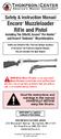 Safety & Instruction Manual Encore Muzzleloader Rifle and Pistol