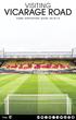 VISITING VICARAGE ROAD HOME SUPPORTERS GUIDE 2018/19