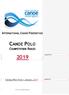 INTERNATIONAL CANOE FEDERATION CANOE POLO COMPETITION RULES. Supprimé: ICF Canoe Polo Competition Rules