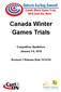 Canada Winter Games Trials