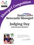 Judging Day. Newcastle Showgirl. Information Booklet