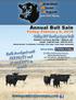 Annual Bull Sale. Friday, February 9, 2018 Selling 135 Yearling Angus Bulls. Bulls developed with FERTILITY and LONGEVITY in mind!!