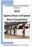 Murray Bridge Agricultural & Horticultural Society Inc Sports Shear and Speed Shear Competition