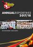 ANNUALREPORT# /18 BACK TO BACK PREMIERS - A GRADE & MASTERS 1