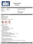 Safety Data Sheet. TD Mulberry. Emergency Phone: (800) Solvent blend Supplier: ABC Compounding Co., Inc JONESBORO RD Morrow, GA 30260
