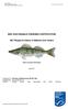 MSC SUSTAINABLE FISHERIES CERTIFICATION. SIC Pikeperch fishery in Mälaren and Vänern