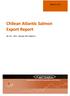 Chilean Atlantic Salmon Export Report
