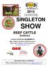 SHOW BEEF CATTLE. SCHEDULE 143rd ANNUAL EXHIBITION Friday 25th & Saturday 26th September Horse Show Sunday 27th September
