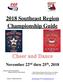 2018 Southeast Region Championship Guide