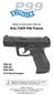 Safety & Instruction Manual. WALTHER P99 Pistols. Read the instructions and warnings in this manual CAREFULLY BEFORE using this firearm.