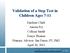 Validation of a Step Test in Children Ages 7-11