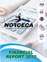 NORTH, CENTRAL AMERICAN AND CARIBBEAN VOLLEYBALL CONFEDERATION 2012 FINANCIAL REPORT