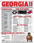Georgia. Game THE STARTING 5... MOST RECENT STARTERS OFF THE BENCH SCHEDULE THE MATCHUP OVERALL RECORD: MEDIA COVERAGE