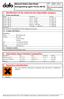 Material Safety Data Sheet Extinguishing agent Forrex AB Identification of the chemical and responsible company