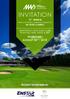 INVITATION MAKE A DIFFERENCE LEADERSHIP FOUNDATION UK GOLF CLASSIC BEARWOOD LAKES GOLF CLUB PENNYHILL PARK HOTEL & SPA THURSDAY, AUGUST 30 TH, 2018
