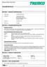 : VULKEM 202 Part B. Material Safety Data Sheet SECTION 1 - PRODUCT IDENTIFICATION SECTION 2 - HAZARDS IDENTIFICATION SECTION 3 - PRODUCT COMPOSITION