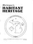 Michigan's HABITANT HERITAGE. JOURNAL OF THE FRENCH-CANADIAN HERITAGE SOCIETY OF MICHIGAN Vol.10 #3