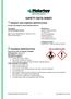 SAFETY DATA SHEET 1 PRODUCT AND COMPANY IDENTIFICATION 950 SEBS